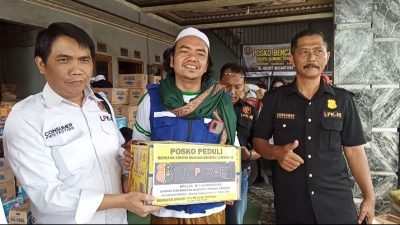 LPK – RI Distribusikan Bantuan Pada Korban Erupsi Gunung Semeru di Lumajang