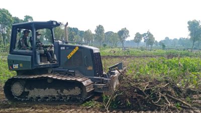 Terkini, Buka Lahan Relokasi Oleh Prajurit Zipur, Saat Ini Capai Luasan 40 Hektar