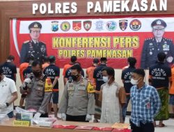 Kapolres Pamekasan Pimpin Langsung Gelar Press Release Akhir Tahun 2021