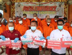 Selama Januari 2022 Sat Resnarkoba Polresta Denpasar Amankan 35 Tersangka 