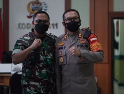 Silaturahmi Dengan Dandim, Kapolresta Denpasar Kunjungi Kodim 1611 Badung