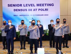 Hadiri Senior Level Meeting, Kapolri Tekankan Densus 88 Kembangkan Kemampuan Hadapi Tantangan 