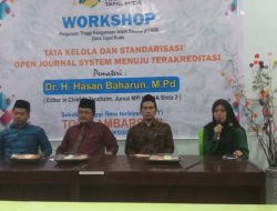 Tingkatkan Produktivitas Dosen, Forum PTKIS Tapal Kuda Gelar Workshop Tata Kelola OJS