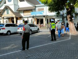 Polsek Udara Pengamanan Prokes di Tempat Ibadah 