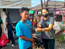 Gabung Perbekel, Bhabinkamtibmas Polsek Denpasar Barat Lakukan Sidak Masker