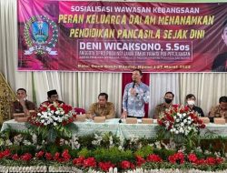 DPRD Provinsi Jawa Timur Deni Wicaksono Sosialisasi Wawasan Kebangsaan di Desa Simo Kendal Ngawi