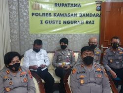 Kapolres Bandara Zoom Meeting Anev Kamtibmas Polda Bali