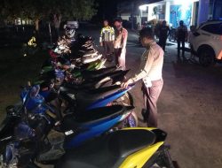 Satlantas Polres Pamekasan Gelar Operasi Antisipasi Balap Liar, Puluhan Motor Diamankan