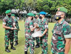 Letkol Inf Ubaydillah Pimpin Acara Pelepasan Dan Penerimaan Personil Kodim 0826 Pamekasan