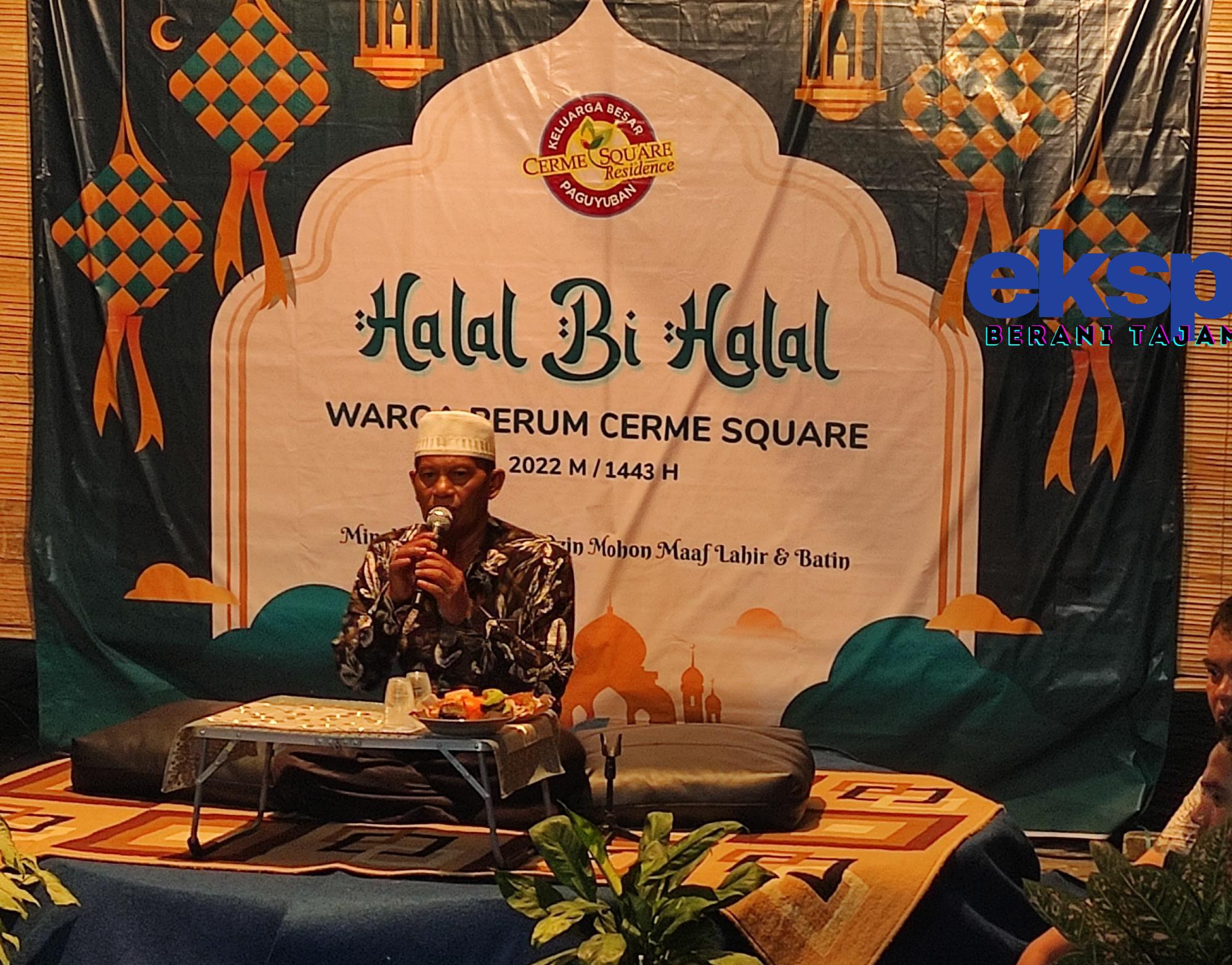 Giat Halal Bihalal Warga Perumahan Cerme Square Residence Gresik Diisi Dengan Pengajian