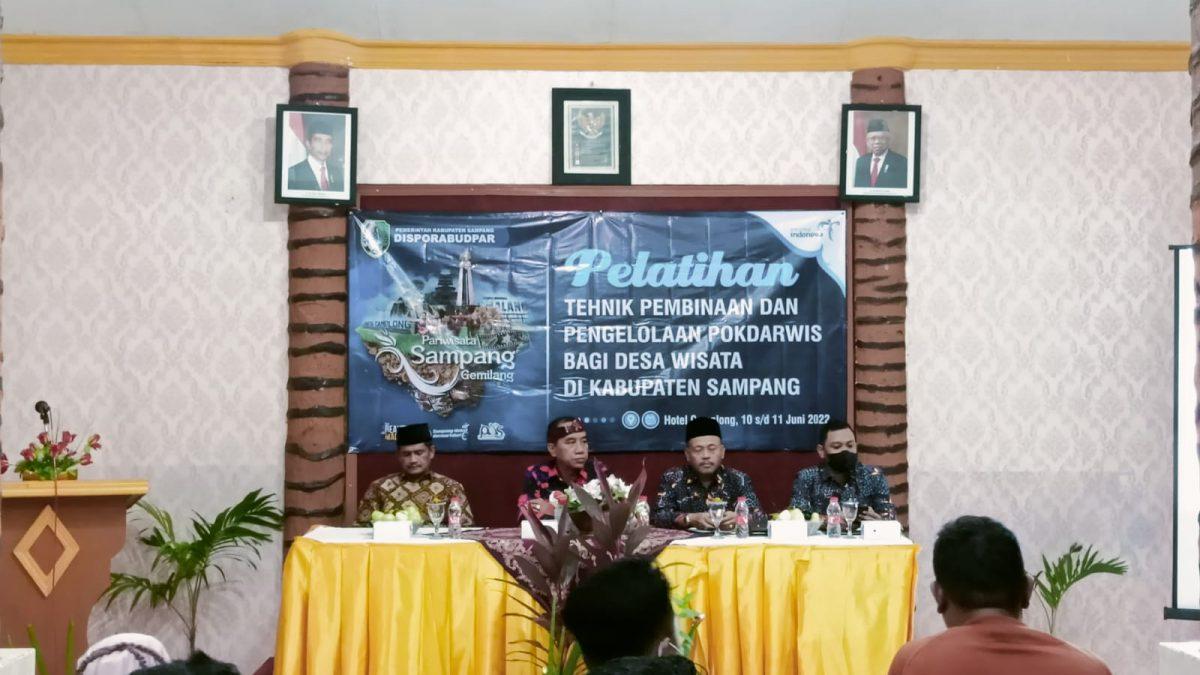 Untuk Meningkatkan Pengelolaan Pariwisata di Kabupaten Sampang Disporabudpar Adakan Pelatihan Pokdarwis