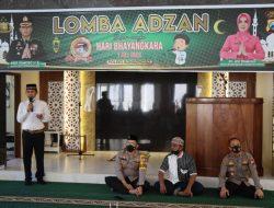 Peringati HUT Bayangkara Ke-76, Polres Bondowoso Gelar Lomba Adzan dan Da’i Cilik