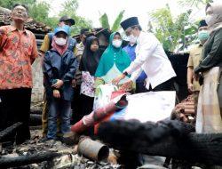 Hari Pertama Kerja Setelah Idul Fitri 1443 H, Mas Tamam Blusukan Santuni Korban Kebakaran