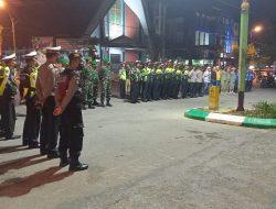 Antisipasi Gangguan Kamtibmas, Ratusan Personil Gabungan PAM Malam Takbiran Idul Adha 1443