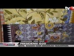Pemkab Pamekasan Siapkan Motif Batik Tulis Untuk KTT G 20