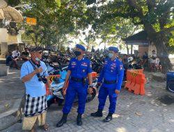 Pantai Sanur Menjadi Sasaran Patroli Sat Polairud Polresta Denpasar.