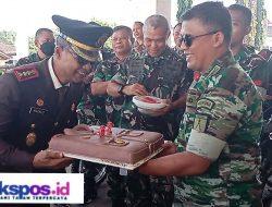 Hari Bhakti Adhyaksa Ke-62 Letkol Inf Ubaydillah Beri Ucapan Selamat Kepada Kajari Pamekasan