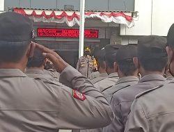 Ratusan Petugas Gabungan Lakukan Pengamanan Pengesahan Warga Baru 2022 PSHT Di Pamekasan