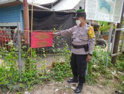 Cegah Aksi Kriminal, Bhabinkamtibmas Polsek Kuta Selatan Pasang Imbauan Di Kawasan Wisata