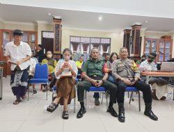 Kapolsek Denpasar Timur menghadiri rapat Koordinasi dalam rangka menjelang Pemilihan Kepala Desa Dangin Puri Klod Denpasar Timur.