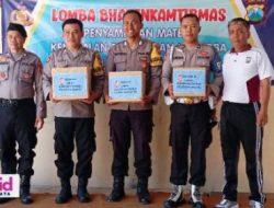 Meriahkan HUT Ke -77 RI, Polsek Pademawu Gelar Lomba Penyampaian Materi Kenakalan Remaja dan Narkoba Antar Bhabinkamtibmas