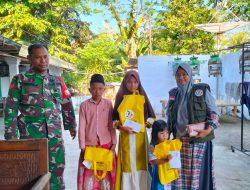 Yayasan Utrujah Center Bersama Koramil 0826-05 Larangan Salurkan Bantuan Kepada Anak Yatim