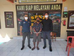 Personil Polsek Benoa Amankan DPO Polda Maluku.