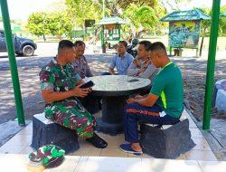 Wujud Sinergitas TNI-POLRI Tetap Solid Kapolsek Kuta Anjangsana Kompi Senapan Raider 900