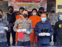 Polsek Denpasar Selatan Amankan Dua Pengepul Judi Togel