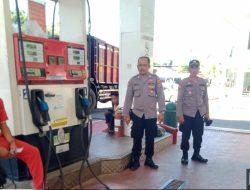 Antisipasi Penimbunan BBM, Kapolsek Larangan Turun Langsung Kontrol SPBU