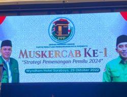 Menjelang Pemilu 2024, PPP Surabaya Gelar Muskercab