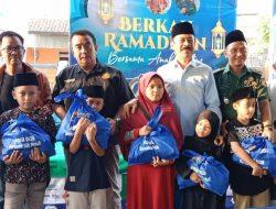 Kodim 0826 Pamekasan Bersama Cong Wahyu dan BRI Pamekasan Gelar Bazar dan Santuni Anak Yatim