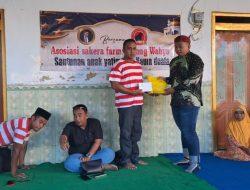 Menjelang Hari Raya, Cong Wahyu Ayunda dan Asosiasi Sakera Farm Santuni Anak Yatim dan Kaum Duafa Di Kelurahan Kolpajung Pamekasan