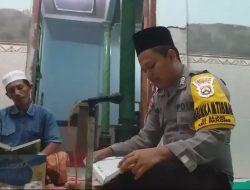 Polisi Mengaji, Sembari Patroli Pak Bhabin Desa Bajang Polsek Pakong