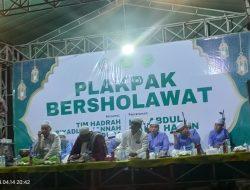 INSAP & MUSHAP Bersholawat, di Lapangan Karang Taruna Desa Plakpak