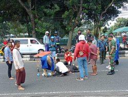 1 Orang Meninggal Dunia Akibat Pickup dan Scoopy Tabrakan Depan Alfamart Ardimulyo
