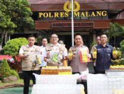 Polisi Bongkar Produsen ‘Minyak Kita’ Palsu Beromzet Ratusan Juta Rupiah di Malang