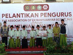 Alumni Pramuka Pon.Pes Banyuanyar Gelar Pelantikan dan Santunan Anak Yatim