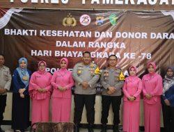 Polres Pamekasan Gelar Donor Darah dan khitanan Massal Gratis