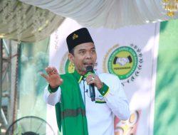 Puluhan Ribuan Masyarakat Banjiri Tabligh Akbar KH. Abdul Somad dan Pembukaan PENA Santri