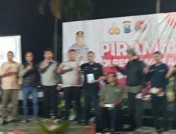 Polres Pamekasan Berikan Hadiah Ke 4 Wartawan Senior