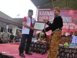 Karnaval Bersih Desa Srigading Lawang Diwarnai Peresmian Jalan Baru oleh Bupati Malang HM. Sanusi