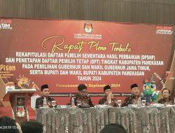 KPU Pamekasan Tetapkan Data Pemilih Tetap Untuk Pilkada Serentak  2024