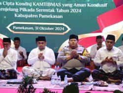 Wujudkan Pilkada Serentak 2024 Aman, Damai dan Kondusif, Polres Pamekasan Gelar Sholawat dan Doa Bersama