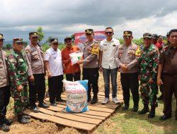 Polres Pamekasan Sinergi Dengan Pemdes Bajang Kecamatan Pakong, Wujudkan Ketahanan Pangan