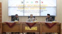 Kesiapan Pengamanan Pilkada Serentak 2024, Polres Malang Gelar Rakor Lintas Sektoral