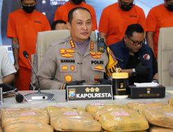 Polresta Malang Kota Gagalkan Pengiriman 166 Kg Ganja, Ungkap Jaringan Antar Provinsi