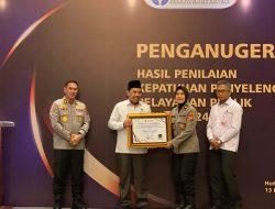 Polres Malang Raih Penghargaan Ombudsman RI  dalam Penyelenggaraan Pelayanan Publik