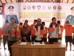 Polres Pamekasan Behasil Berantas 16 Pelaku Perjudian