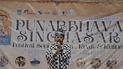 Kepala Dinas Pariwisata Kabupaten Malang Hadir Pembukaan Punarbhava Singhasari